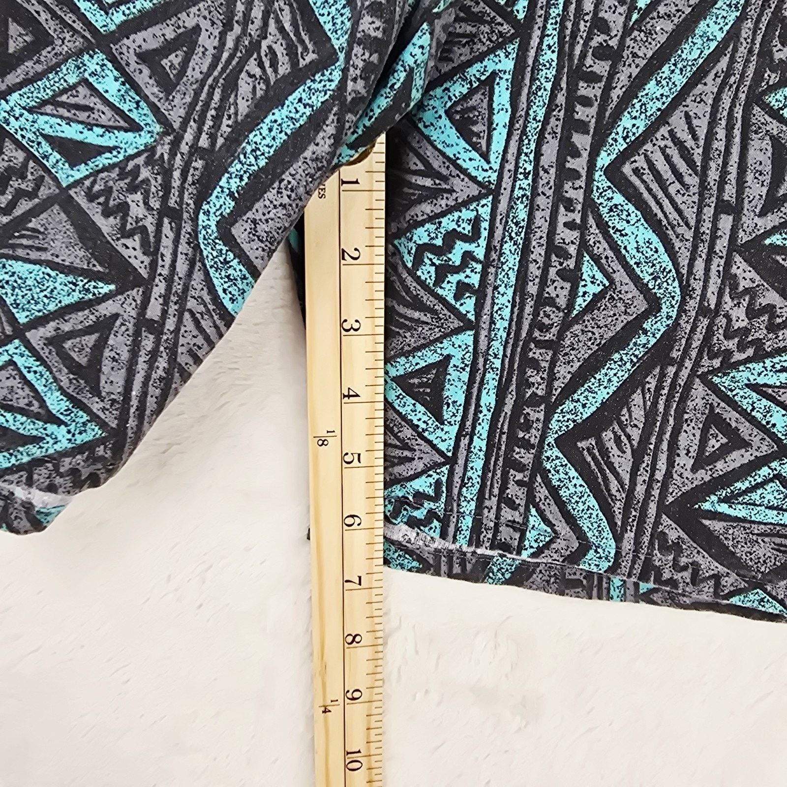 Other Vintage Surf Gear Geometric Cotton Swim Board Shorts Medium Size US 30 / EU 46 - 7 Thumbnail