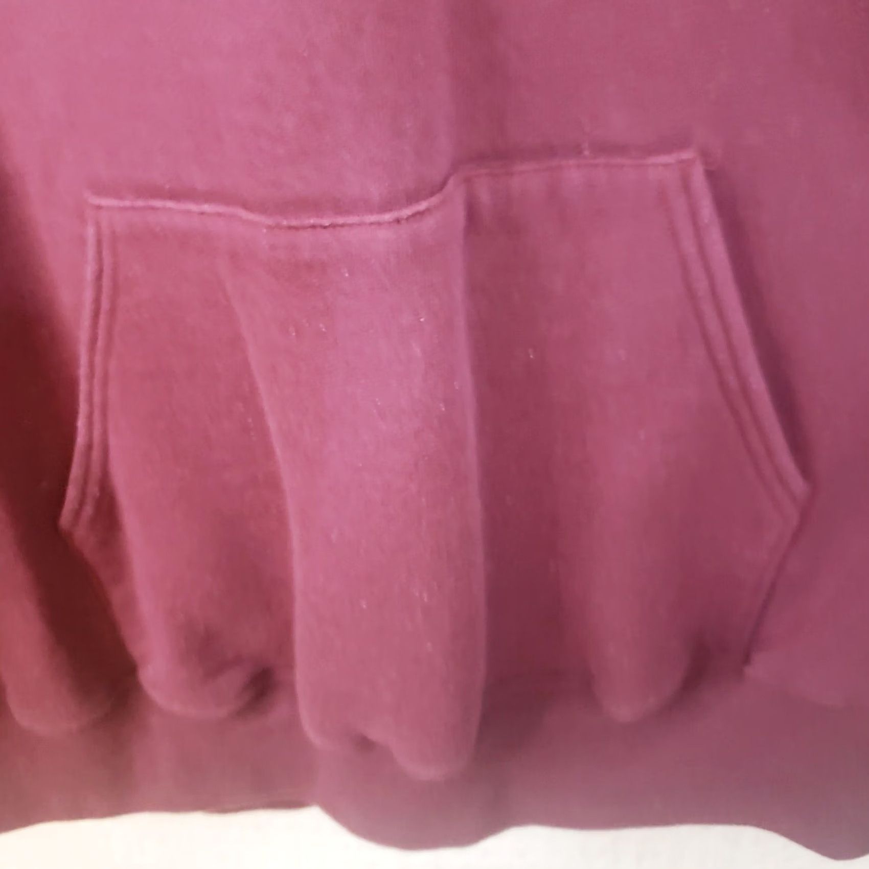 Russell Athletic VINTAGE Russell Athletic Hoodie Men 2XL Maroon Jersey Grunge 90s Pockets Pullover Size US XXL / EU 58 / 5 - 6 Thumbnail