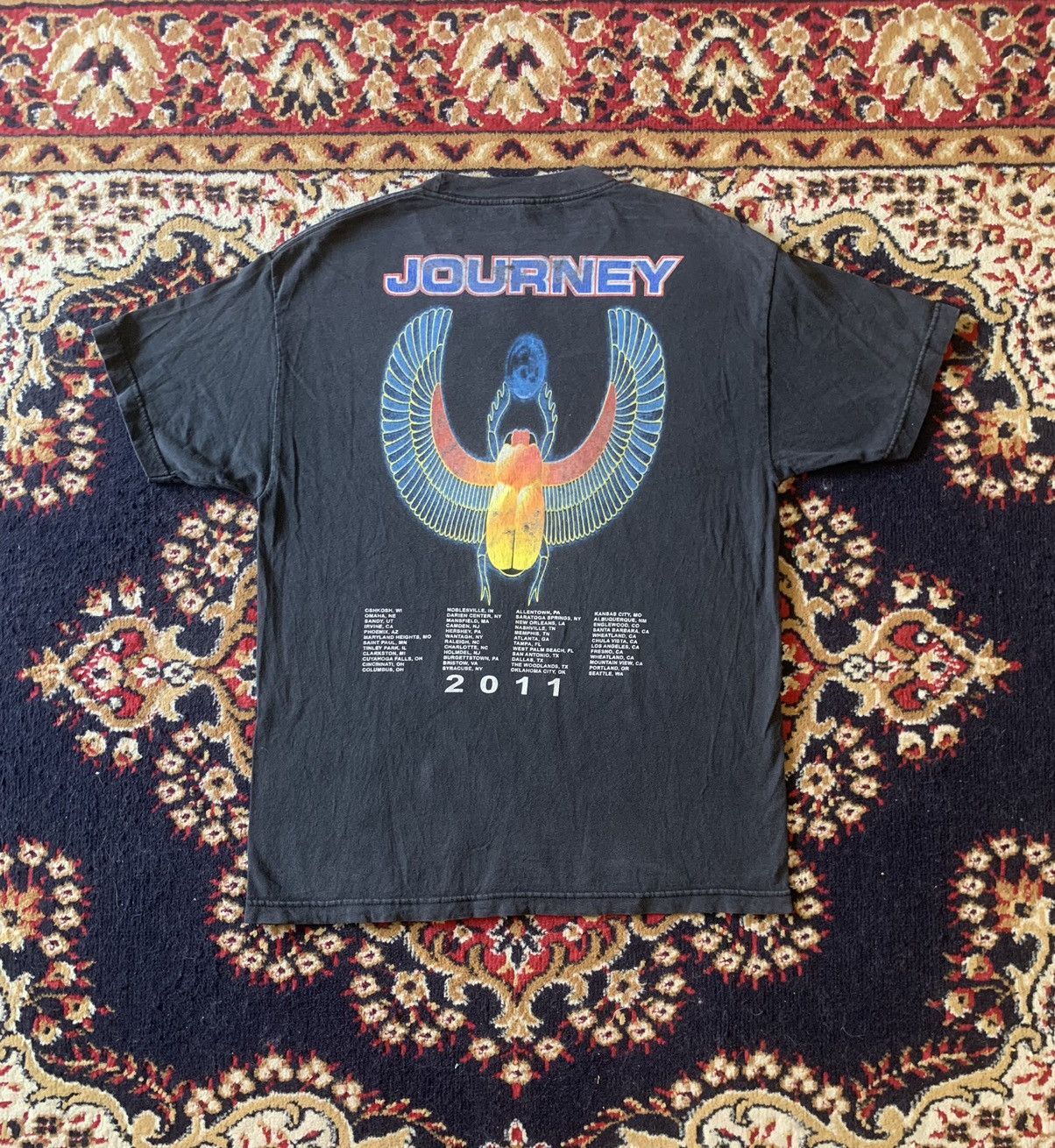 Band Tees Vintage JOURNEY ESL1PSE TOUR Tee Size US L / EU 52-54 / 3 - 3 Thumbnail