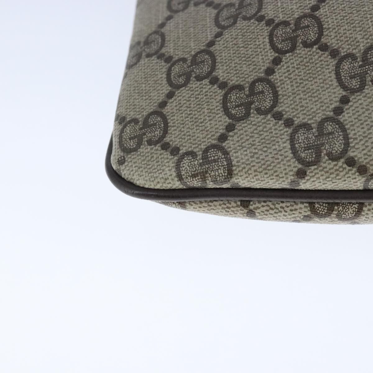 Gucci GUCCI GG Supreme Web Sherry Line Shoulder Bag Pvc Beige 904 Size ONE SIZE - 12 Thumbnail