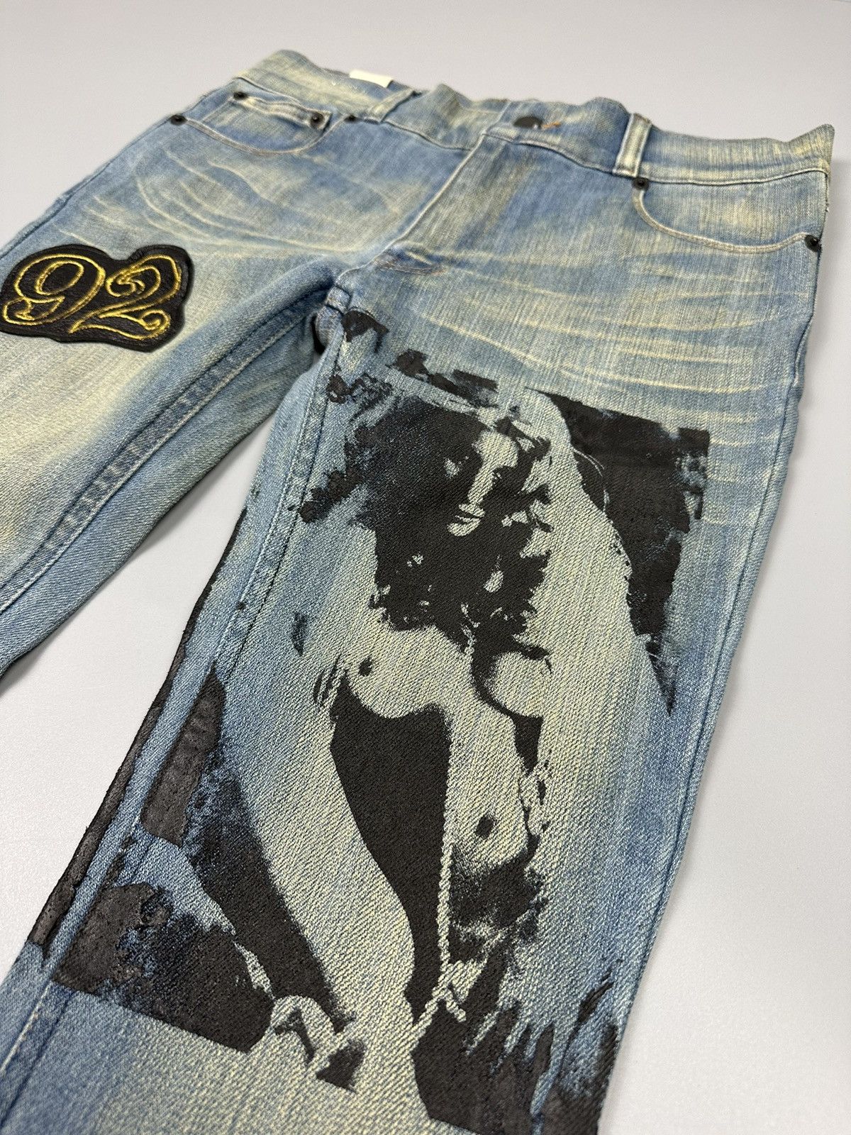 Japanese Brand × Seditionaries 🔥Sexy Sick🔥Agent Knock “Useless Army” Nude Girls Denim Size US 30 / EU 46 - 7 Thumbnail