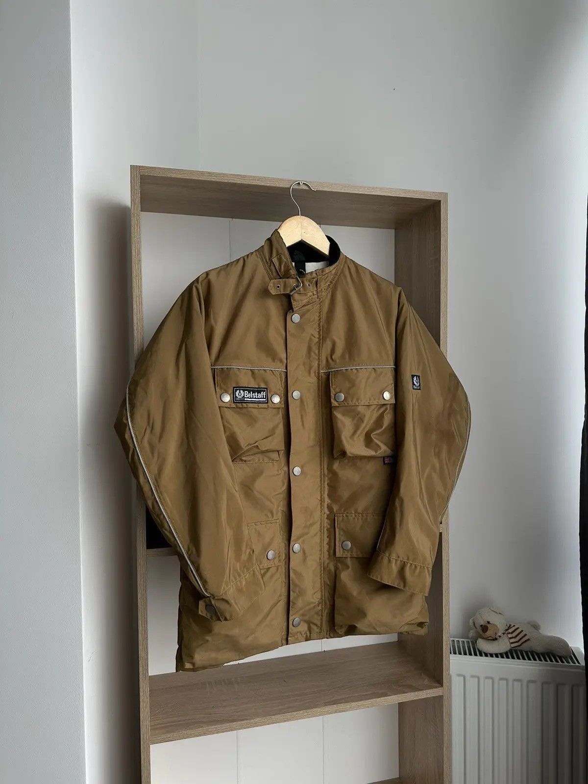Belstaff × Vintage Vintage Belstaff Nylon Brown Motorcycle Nylon Jacket Size US M / EU 48-50 / 2 - 5 Thumbnail