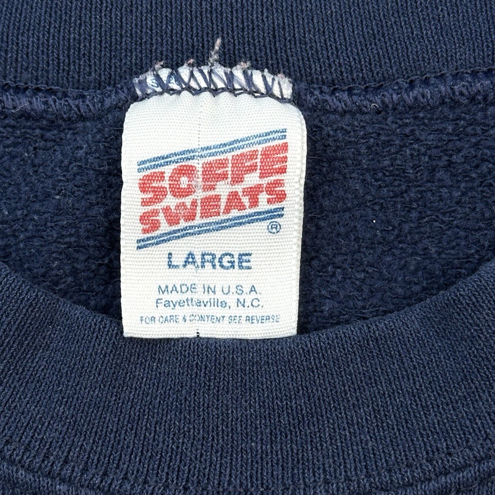 Soffe VINTAGE Soffe Sweatshirt Mens Large Naval Anti-Submarine Warfare Training Center Sweatshirt Naval USA 90s Graphic Print Mens L Blue Size US L / EU 52-54 / 3 - 7 Thumbnail
