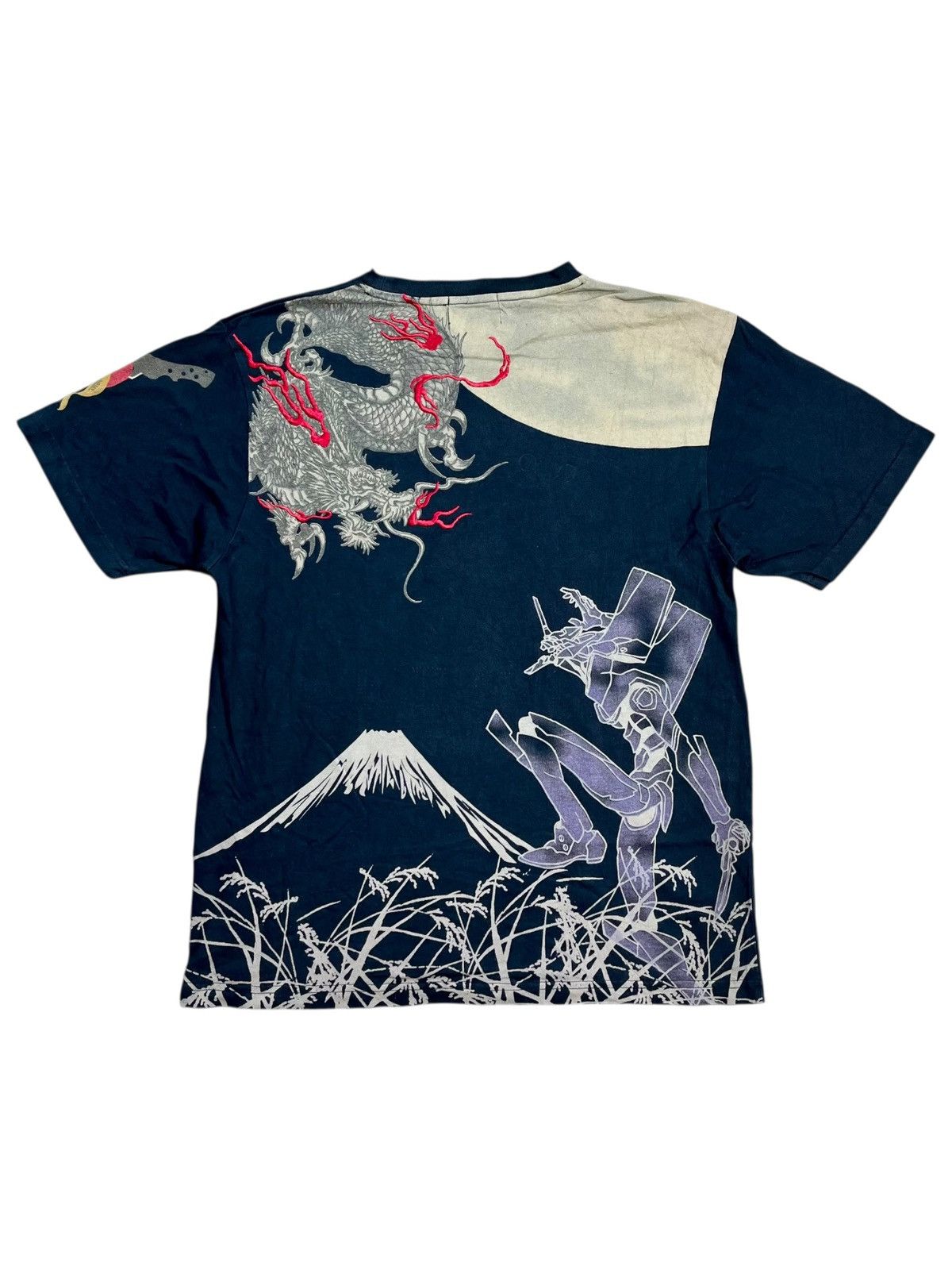 2010 Nishiki x Evangelion - Embroidery Sukajan T-Shirt