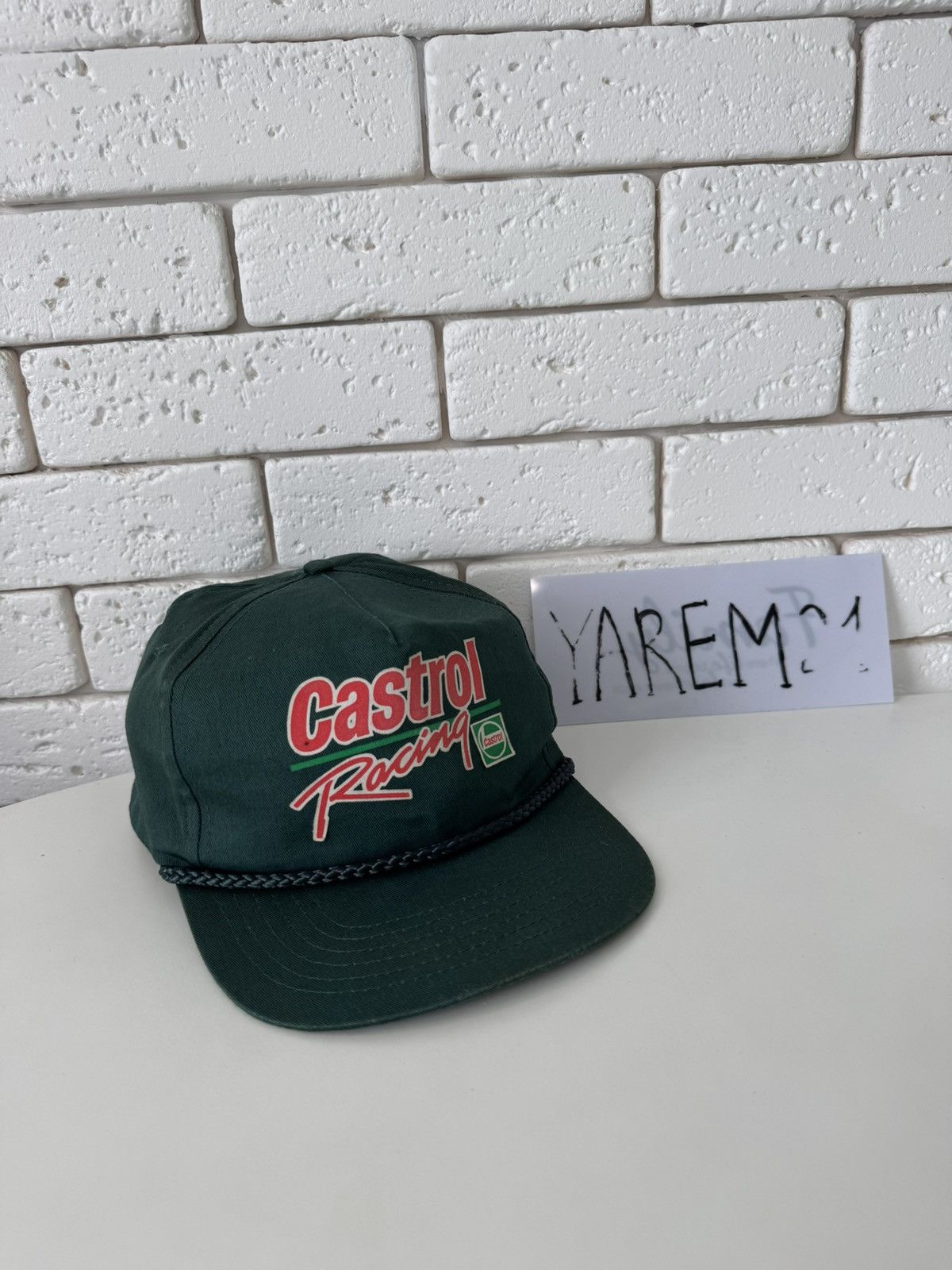 Vintage Castrol racing vintage cap hat Size ONE SIZE - 1 Thumbnail