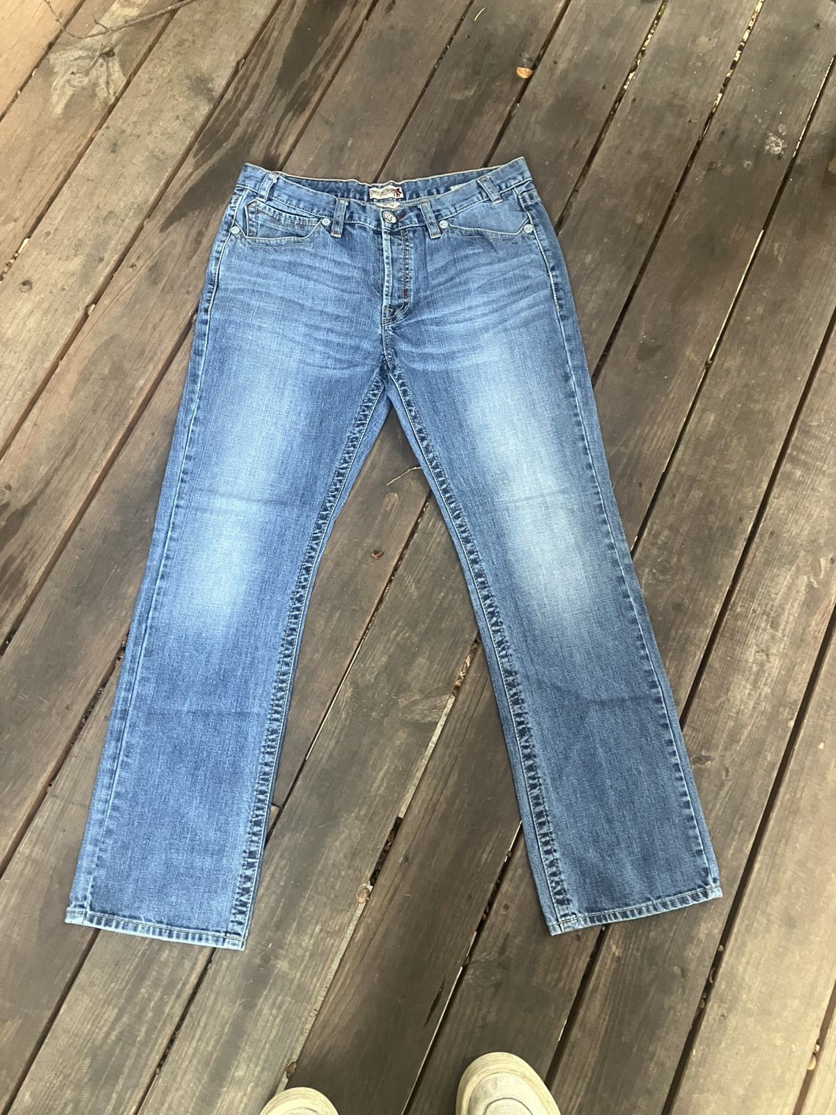 Tornado Mart × Vintage light wash mek jeans Size US 36 / EU 52 - 2 Thumbnail