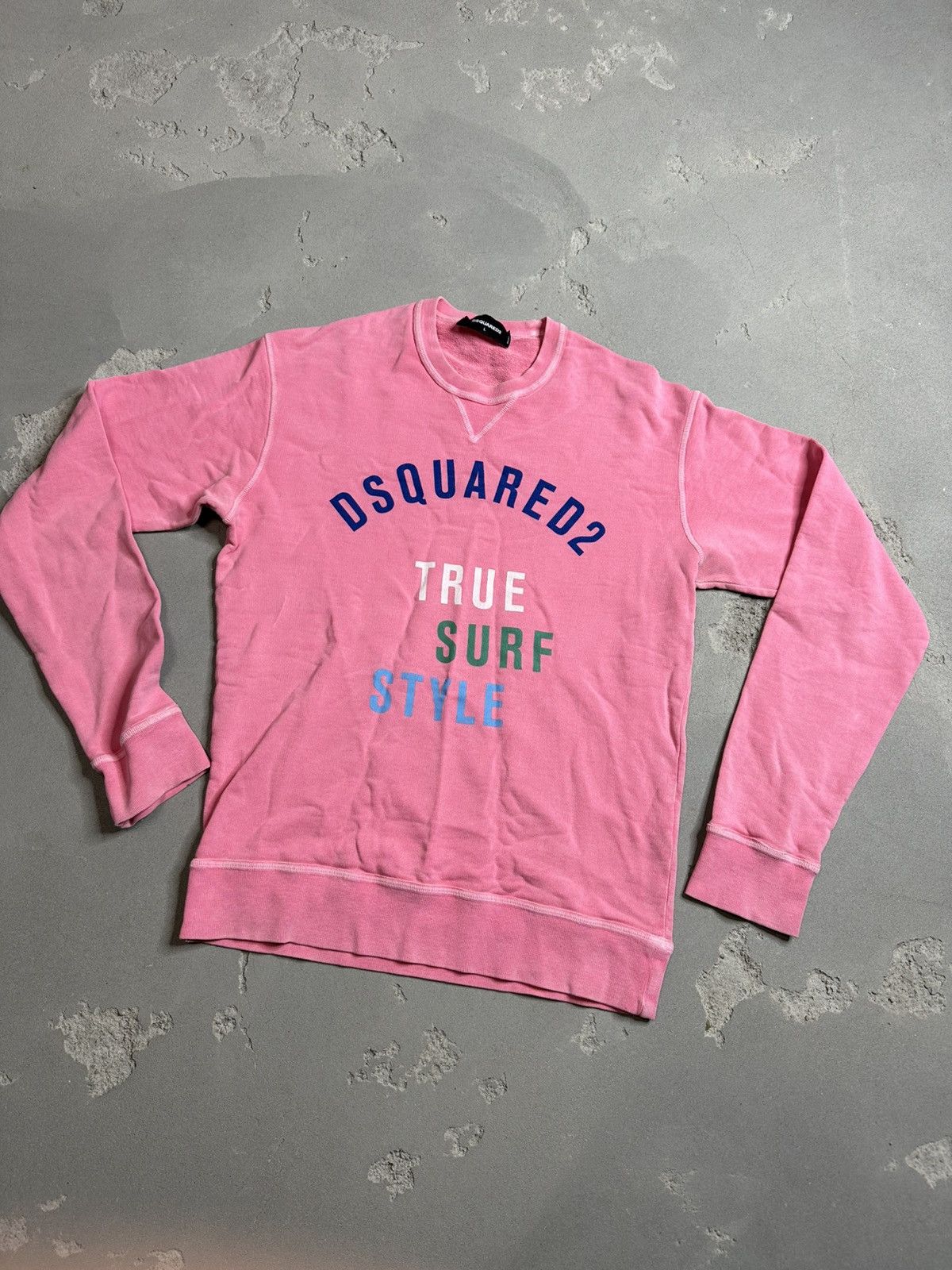 Dsquared2 Vintage Mens Crew Neck Sweatshirt
