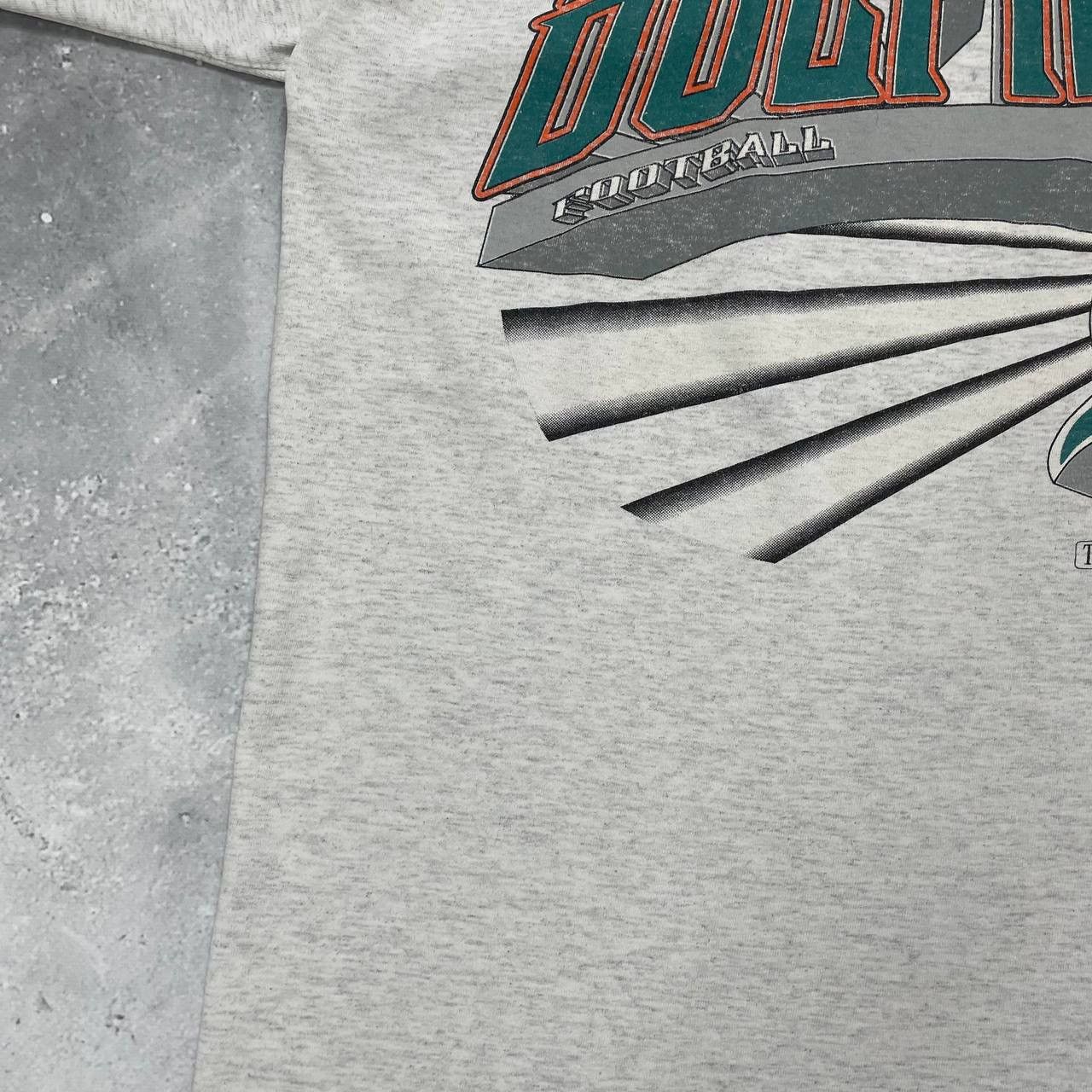 NFL × Vintage Vintage 90s Miami Dolphins NFL Single Stitch T Shirt Size XL Size US XL / EU 56 / 4 - 18 Thumbnail