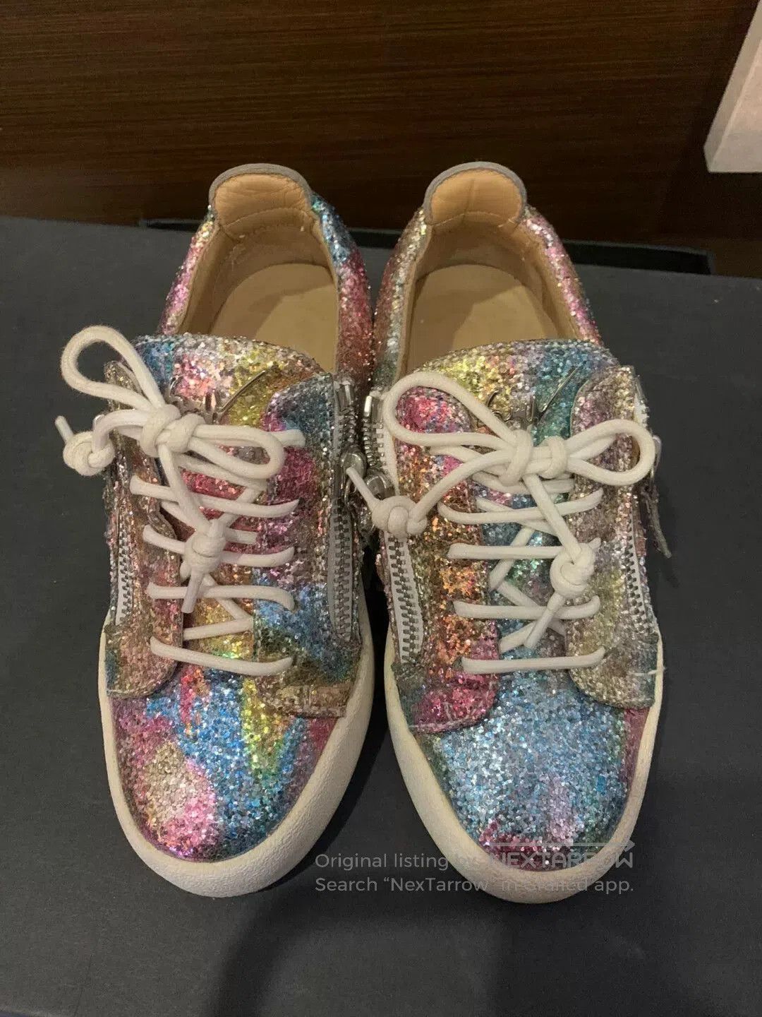 Giuseppe Zanotti Giuseppe Zanotti Women's Glitter Sneakers. Size US 5 / IT 35 - 1 Thumbnail