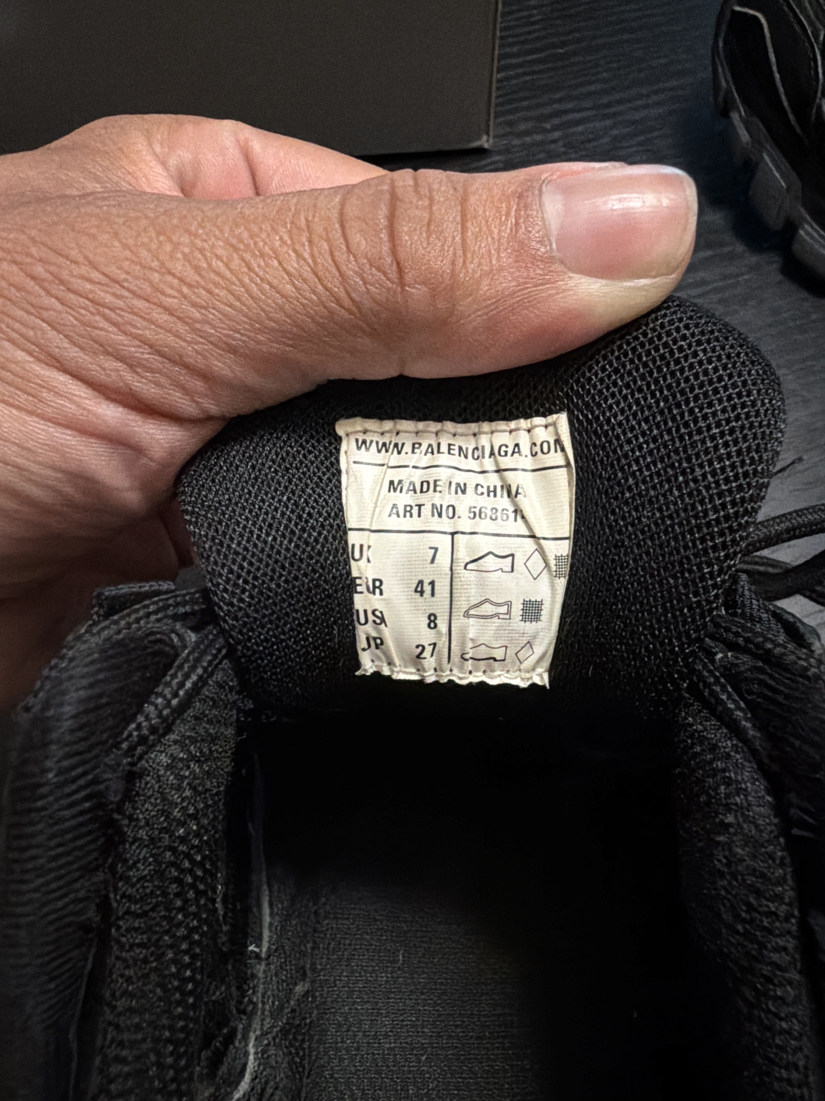 Balenciaga Balenciaga Track.2 Trainer ‘Black’ Size US 8 / EU 41 - 7 Thumbnail