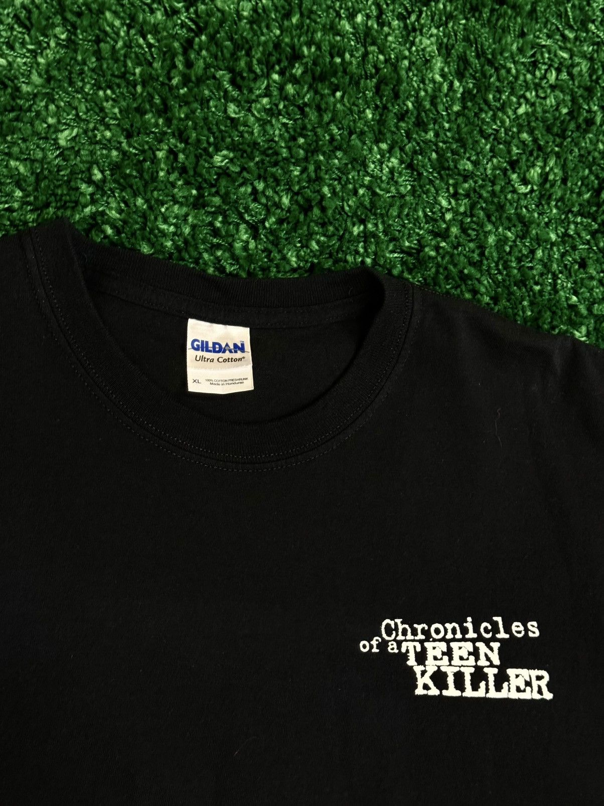 Gildan × Vintage RARE Chronicles Of a Teenage Killer Tee Black Sz. XL Size US XL / EU 56 / 4 - 4 Thumbnail