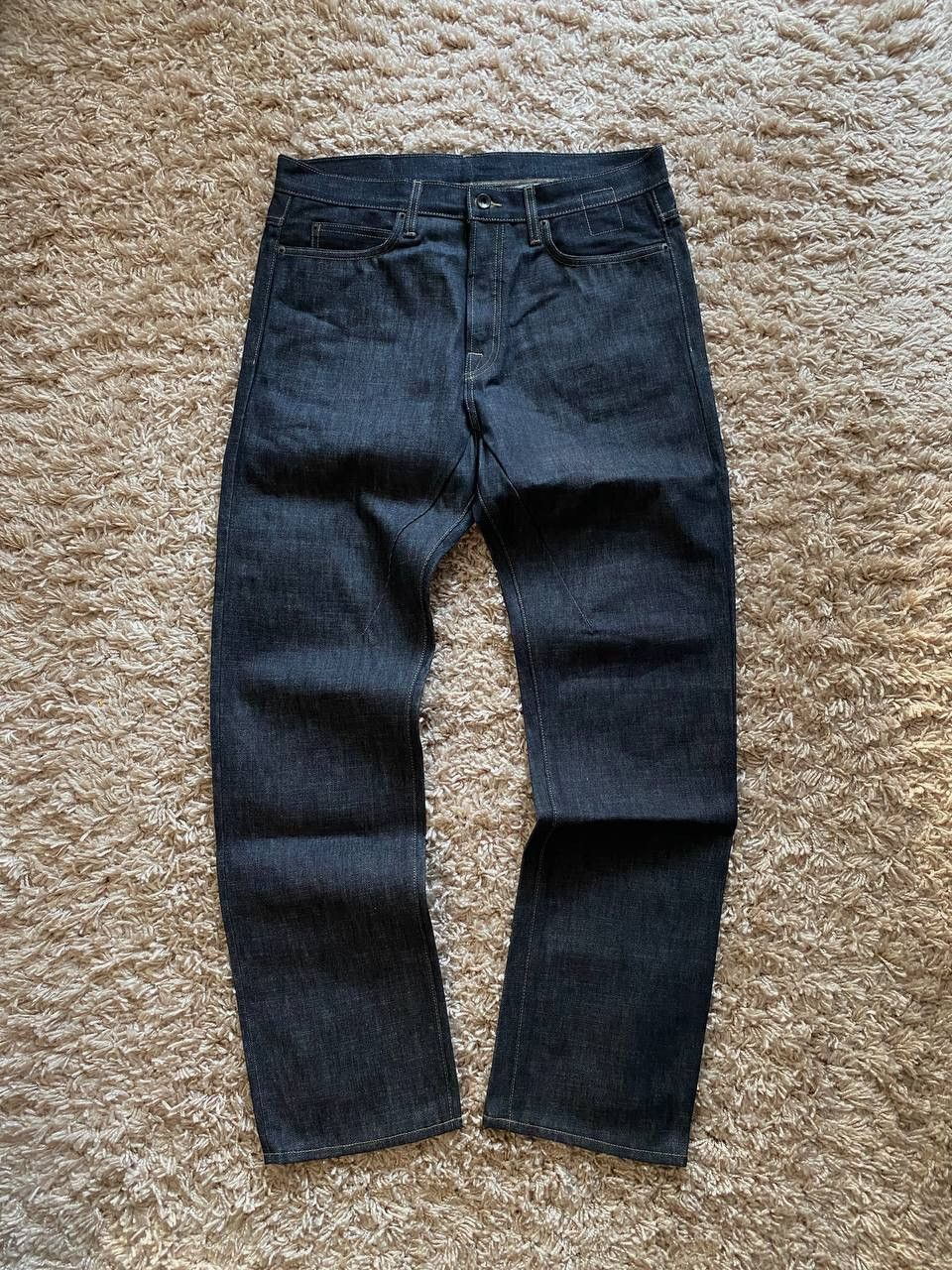image of Rick Owens x Rick Owens Drkshdw Rick Owen’S Darkshadow Denim Pants Limited Run in Black Blue (Size 