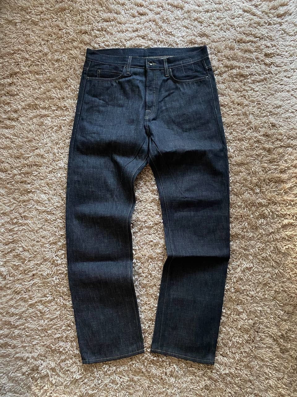 Pre-owned Rick Owens X Rick Owens Drkshdw Rick Owen's Darkshadow Denim Pants Limited Run In Black Blue