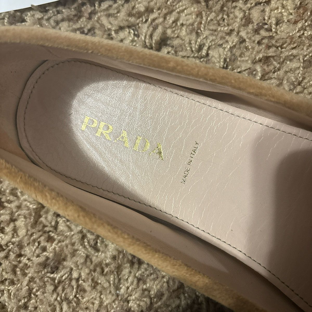 Prada Prada Brown Suede Penny Loafers Size US 9.5 / IT 39.5 - 6 Thumbnail