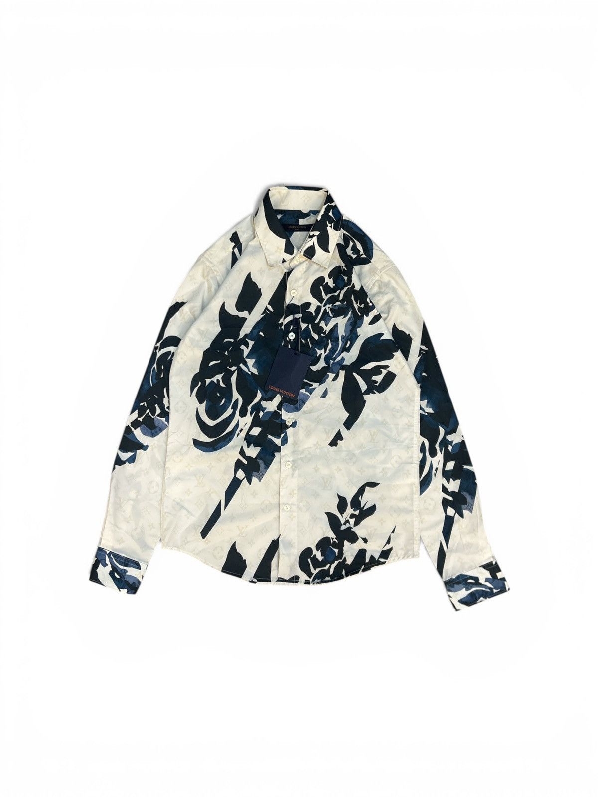 Louis Vuitton Louis Vuitton x Virgil Abloh Monogram Tapestry Floral Shirt Size US M / EU 48-50 / 2 - 2 Thumbnail