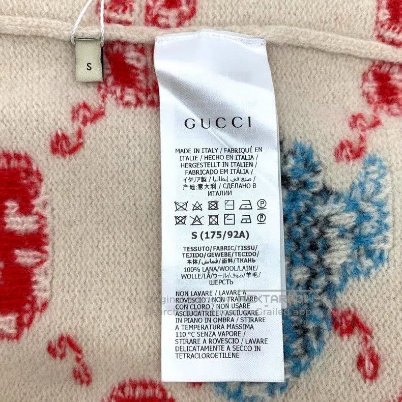 Gucci Gucci Colour block logo jacquard animal full print wool ro Size US S / EU 44-46 / 1 - 6 Thumbnail