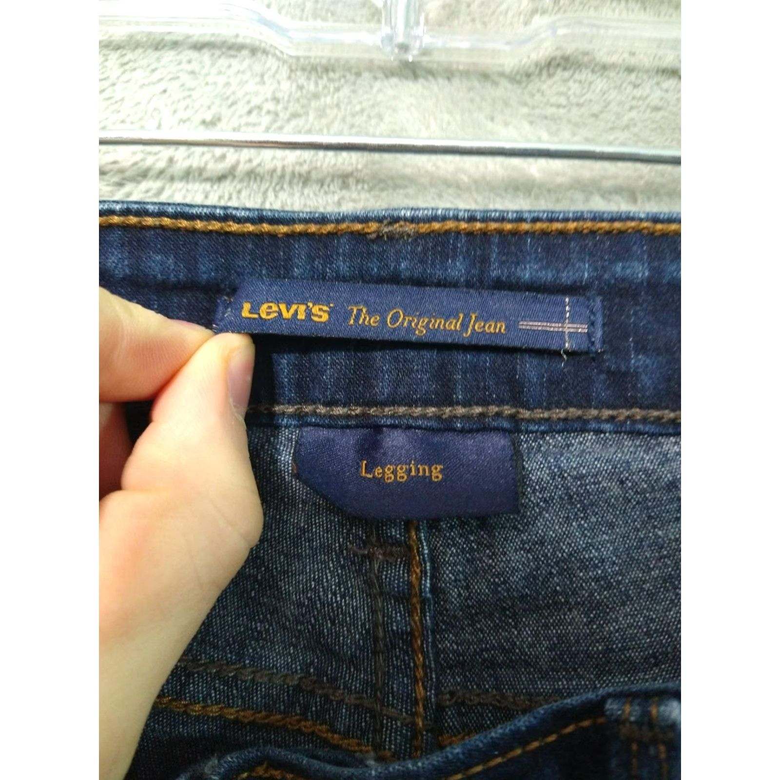 Levi's Levi's Jeans Women Size 12 Blue Denim Mid Rise Skinny Stretch Size 34" / US 12 / IT 48 - 7 Thumbnail