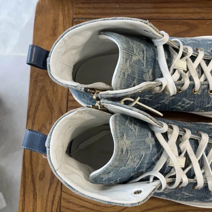 Louis Vuitton Louis Vuitton Stellar Casual Sneakers in Blue -2508 Size US 7.5 / EU 40-41 - 8 Thumbnail