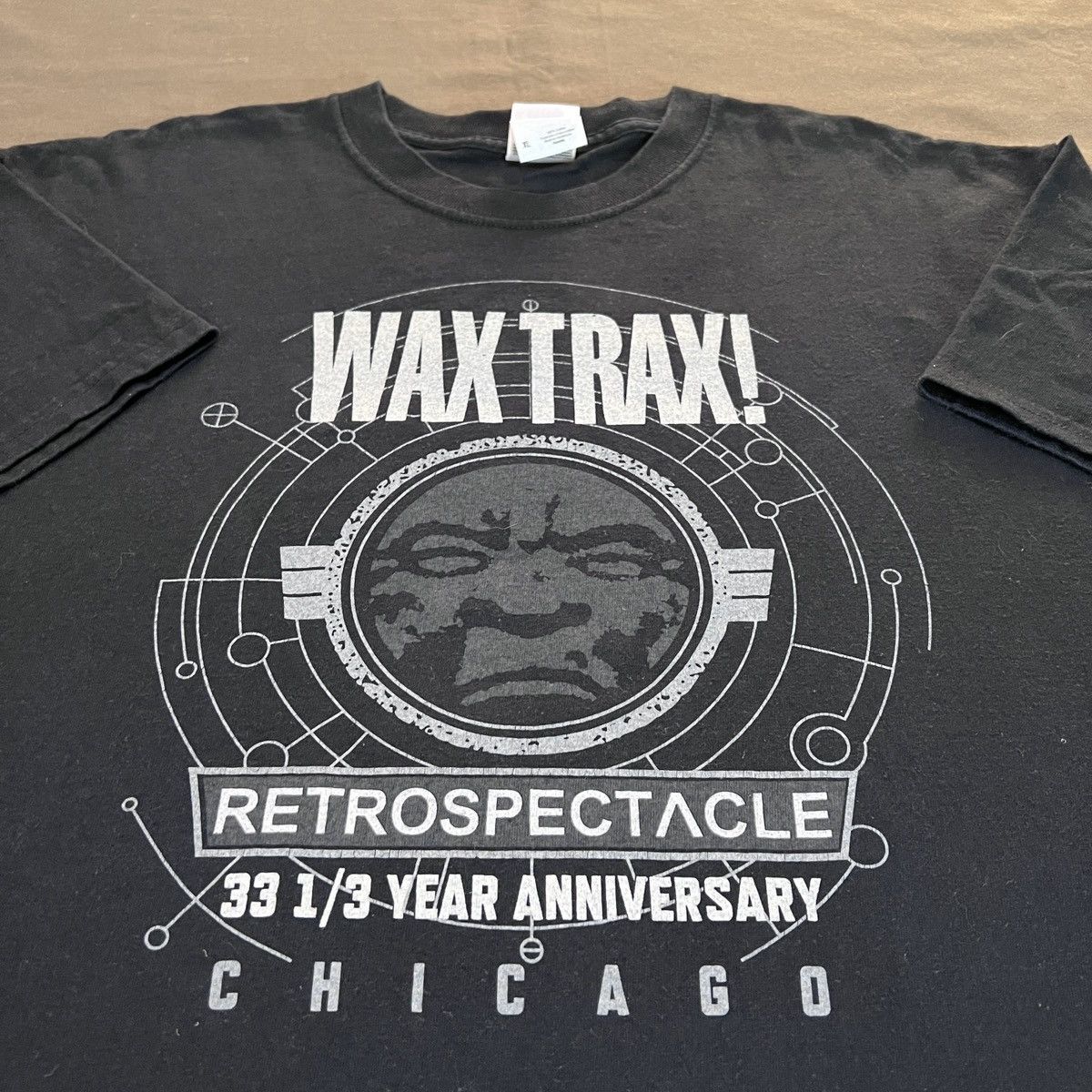 Band Tees × Vintage Vintage Y2K Wax Trax! Industrial Electronic Tee XL Size US XL / EU 56 / 4 - 1 Thumbnail