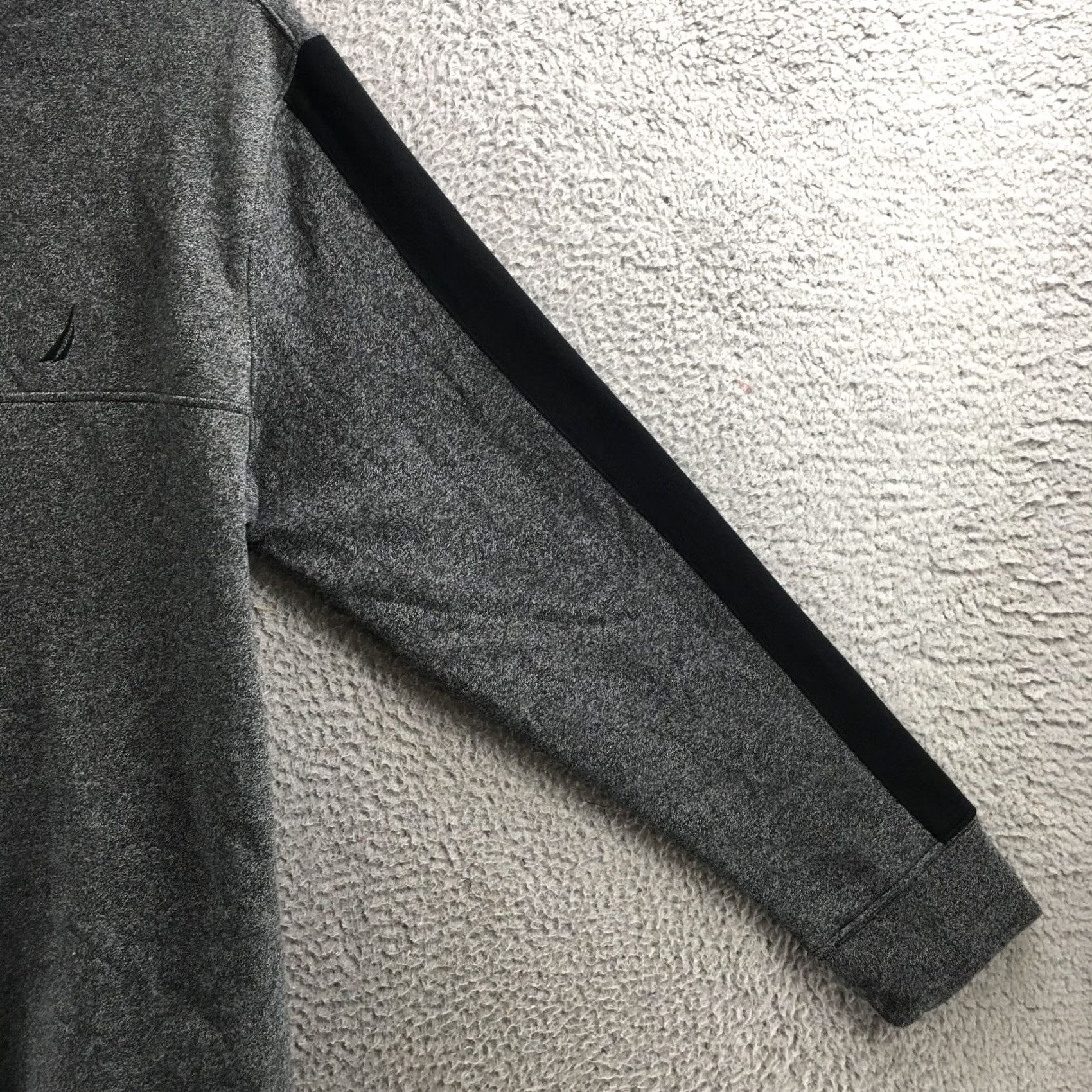 Nautica Nautica Sweater Mens 2XLT Gray 1/4 Zip Long Sleeve Mock Neck Cotton Blend Casual Size US XXL / EU 58 / 5 - 5 Thumbnail