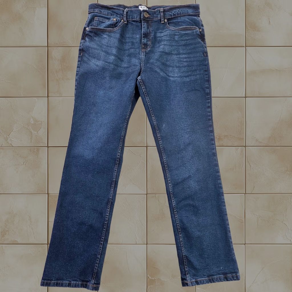 Sperry Sperry Jeans Mens 36x29 Blue Straight Leg Denim Pants Cotton Blend Dark Wash EUC Size US 36 / EU 52 - 1 Thumbnail