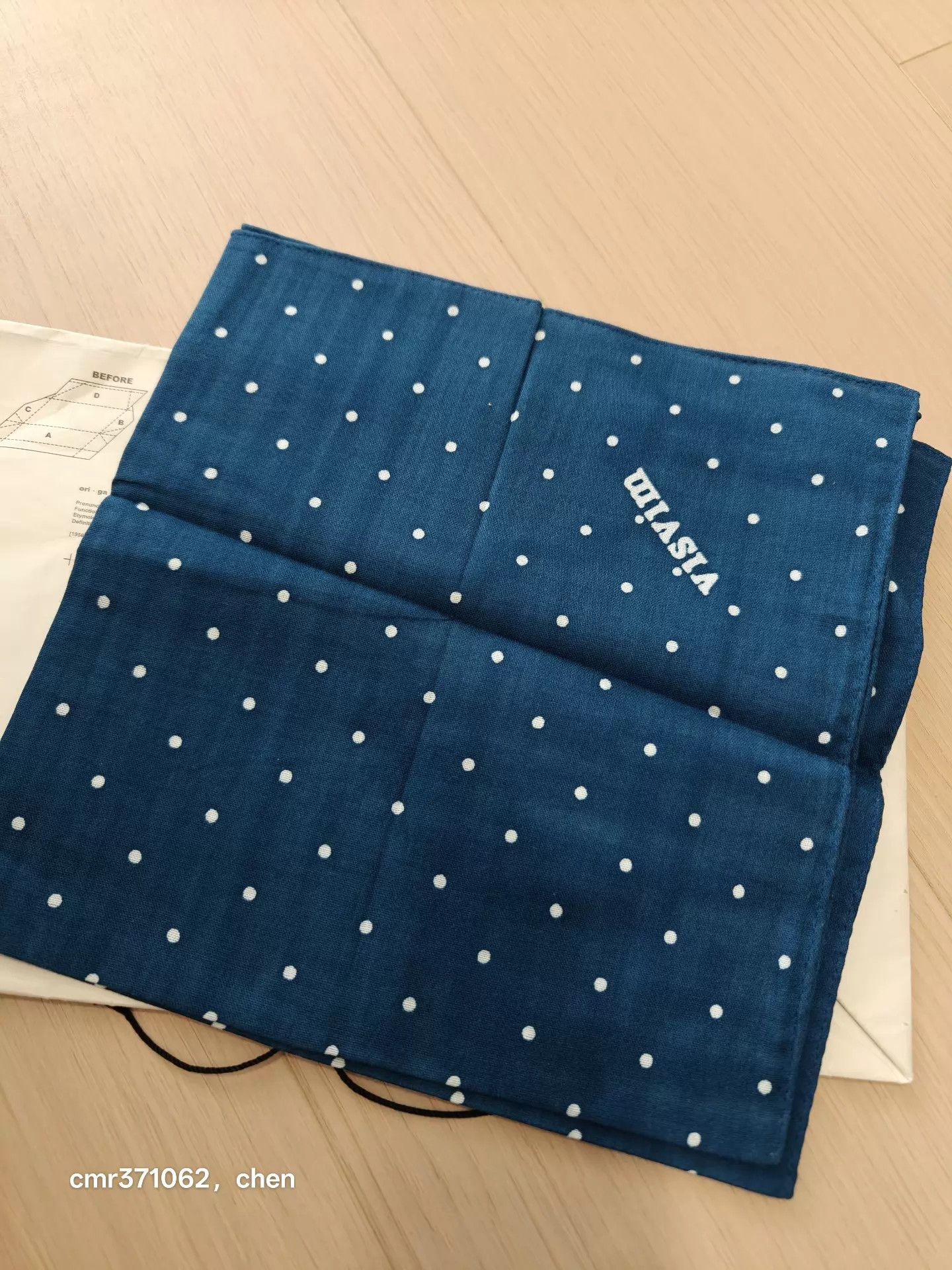 Visvim visvim bandana dots blue indigo vintage 50x50cm Size ONE SIZE - 2 Thumbnail