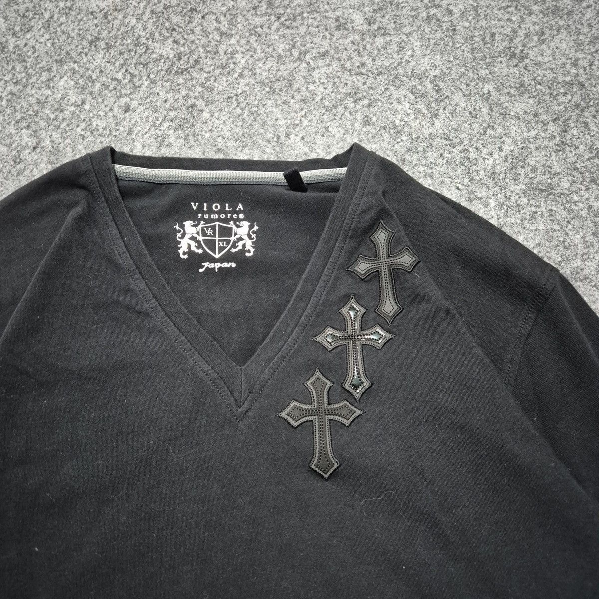 Japanese Brand Crosses tee viola rumore Size US L / EU 52-54 / 3 - 2 Thumbnail