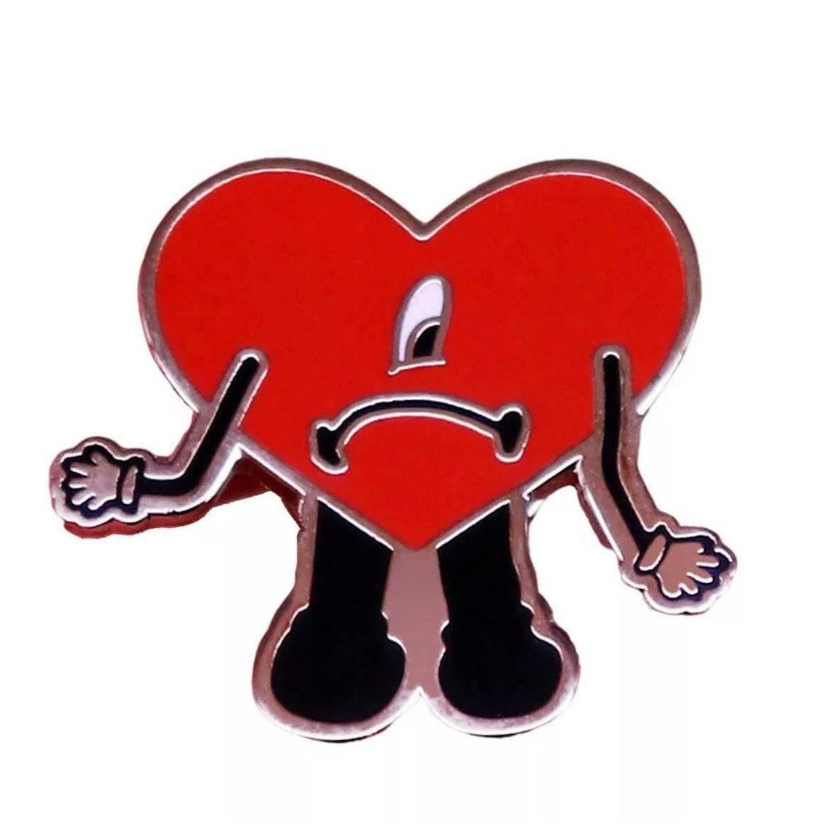 Other Bad Bunny Heart Enamel Pins 04 Size ONE SIZE - 1 Thumbnail