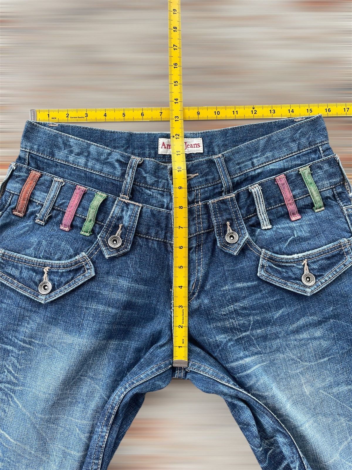 Japanese Brand ANTFUI DOUBLE WAIST JEANS Size US 31 - 9 Thumbnail