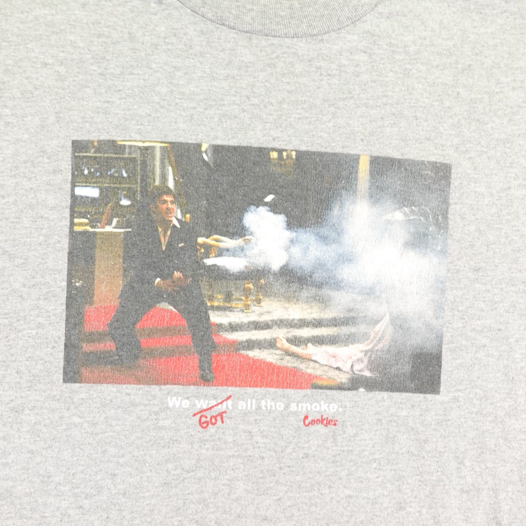 Vintage Cookies Scarface T-Shirt Men M Gray Logo Short Sleeve Crew Neck Size US M / EU 48-50 / 2 - 2 Thumbnail