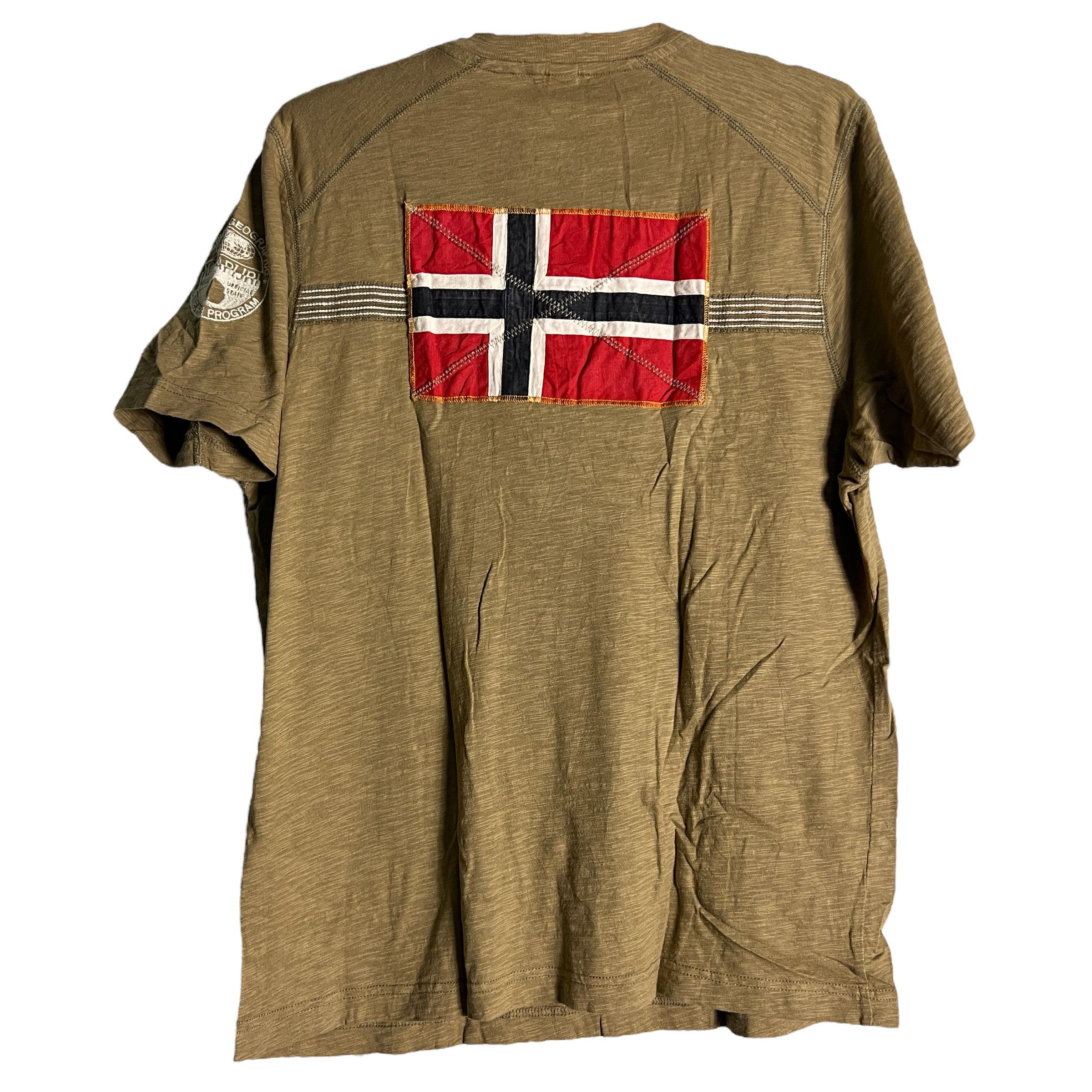 🔥RARE🔥Vintage Napapijri Half-Button Shirt Made in Portugal