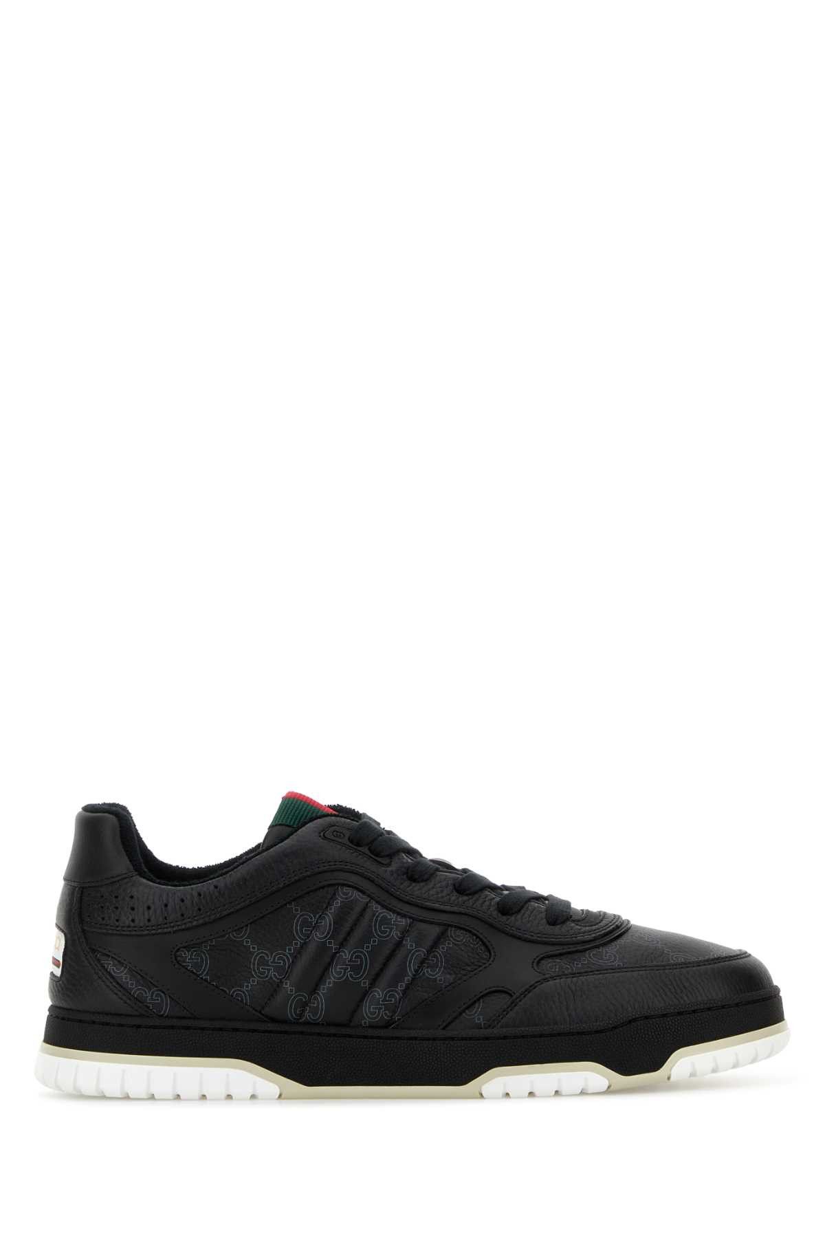 Printed Leather Sneakers