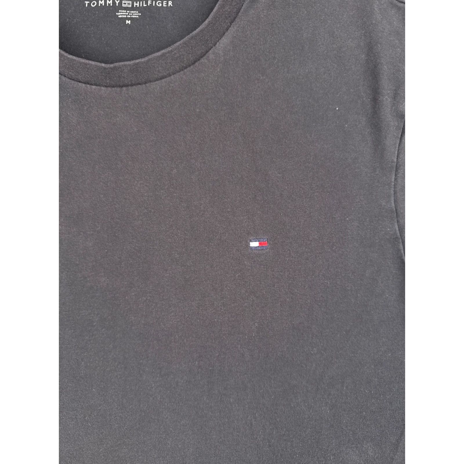 Tommy Hilfiger Tommy Hilfiger Shirt Men Medium Black Short Sleeve Crew Neck Cotton Logo Casual Size US M / EU 48-50 / 2 - 6 Thumbnail