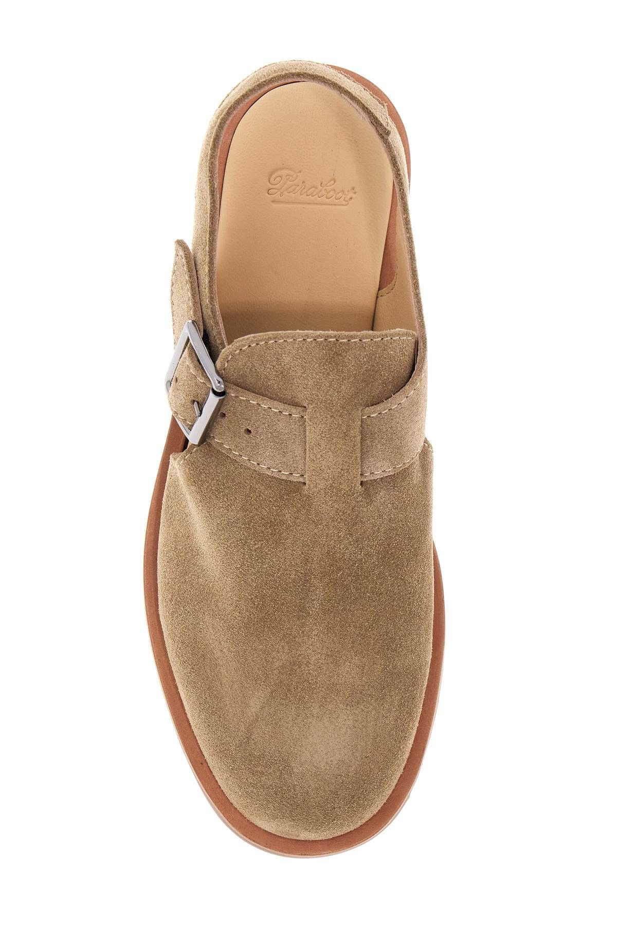 Paraboot o1s22i1n1224 Suede Leather Sabot in Beige Size US 9 / IT 39 - 2 Thumbnail