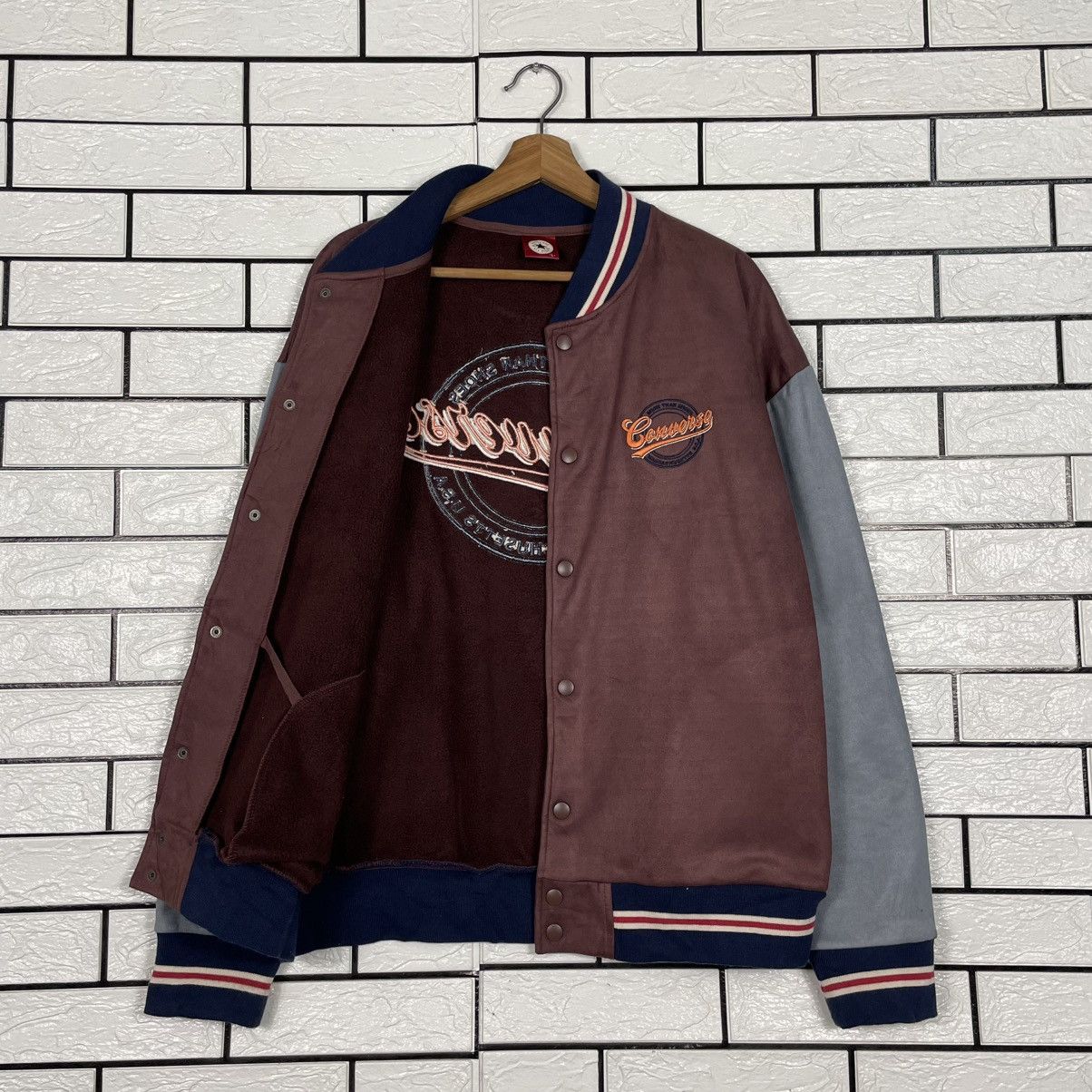 Converse Converse Big Logo Varsity Jacket Size US L / EU 52-54 / 3 - 9 Thumbnail