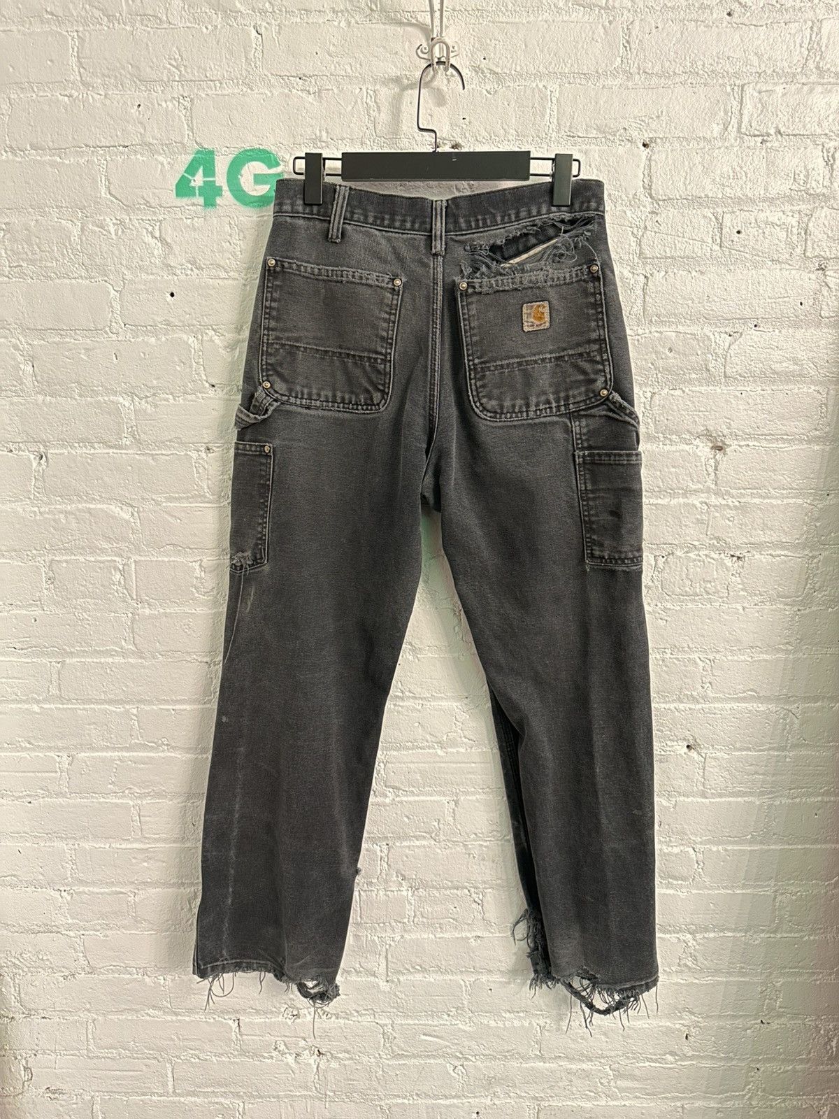 VINTAGE CARHARTT THRASHED REPAIRED PANTS