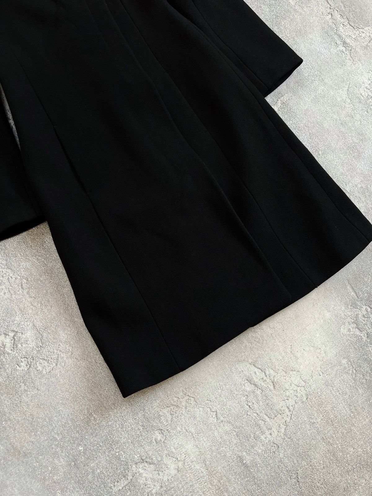 Gucci Gucci Black Wool Coat Sz 38 Zip Long Jacket Classic Elegant Size XS / US 0-2 / IT 36-38 - 4 Thumbnail