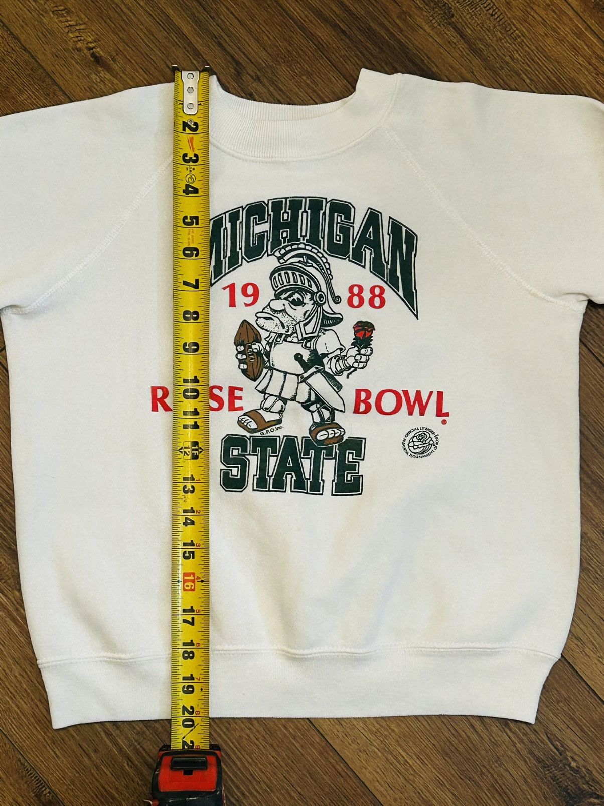 Vintage Vintage 1988 MSU Rose Bowl Sweatshirt Size XS / US 0-2 / IT 36-38 - 10 Thumbnail