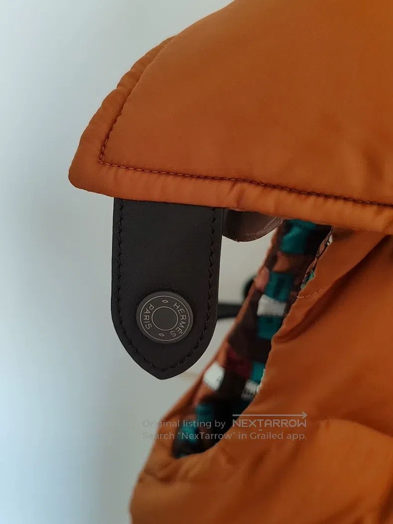 Hermes Hermes Orange down vest with inner lining Size XXS / US 00 / IT 34 - 3 Thumbnail