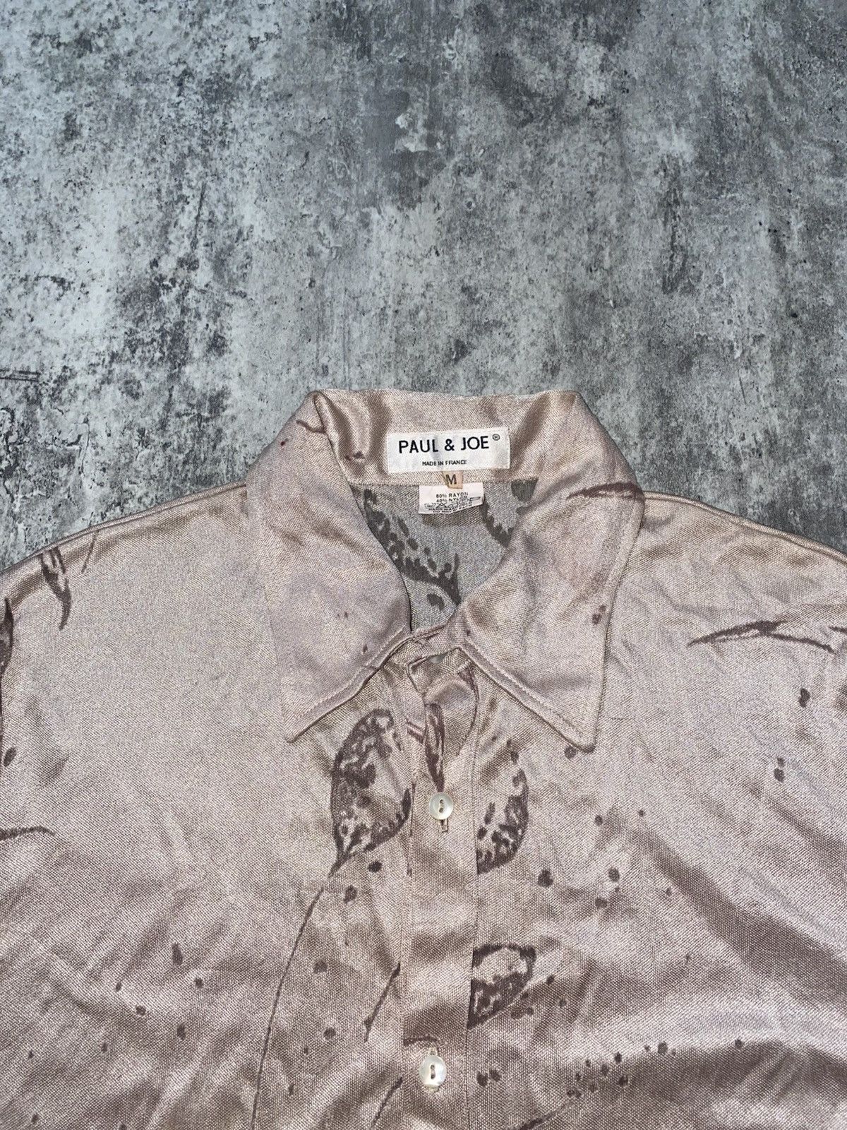 Designer × Paul & Joe Vintage Paul & Joe Rayon Shirt Size US M / EU 48-50 / 2 - 4 Thumbnail
