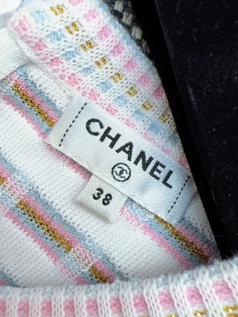 Chanel Chanel 19c Cruise Series Pink Woven Dress Size XS / US 0-2 / IT 36-38 - 6 Thumbnail