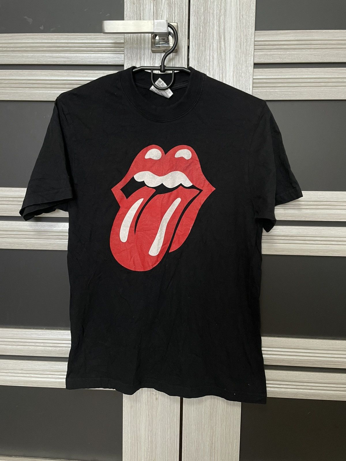 Band Tees 90s Rolling Stones Big Logo Tee Vintage T Shirt Concert Size US S / EU 44-46 / 1 - 1 Thumbnail