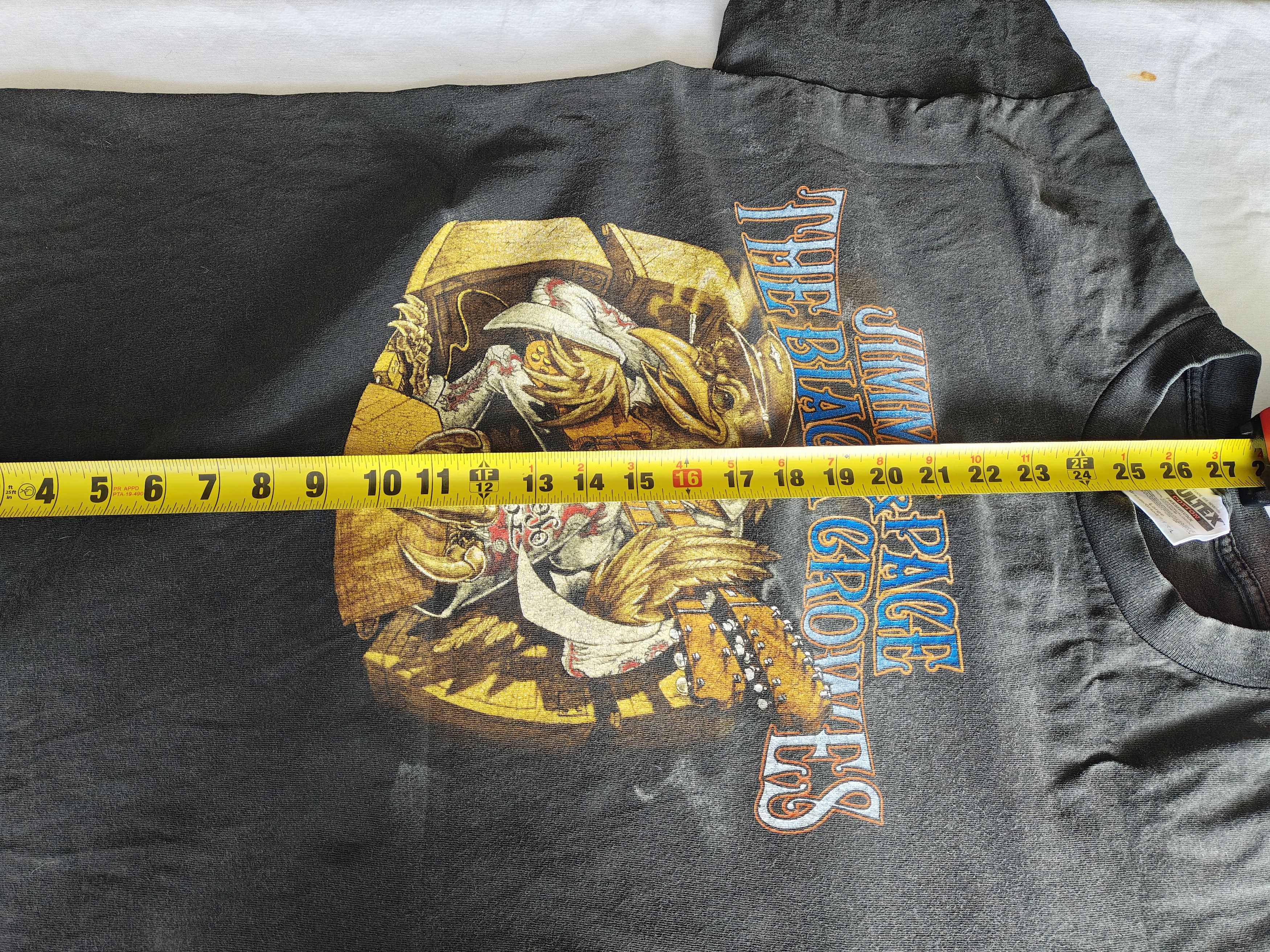 Vintage 1999 Jimmy Page & Black Crowes Tour Shirt - L - Roseland NYC Size US L / EU 52-54 / 3 - 5 Thumbnail