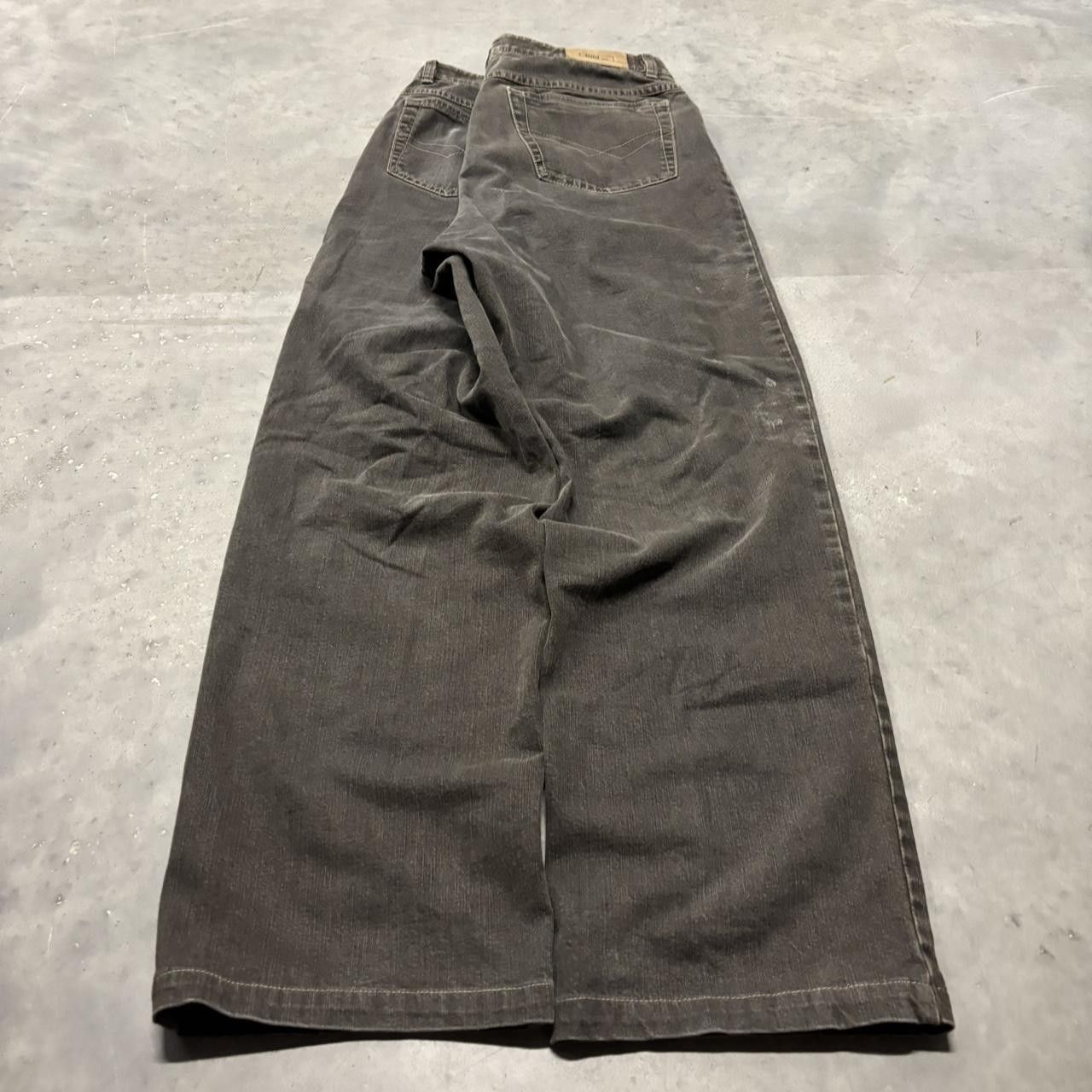 Japanese Brand × Vintage Crazy Vintage Y2K/2000s Grunge Faded Black Denim Jeans! Size US 32 / EU 48 - 4 Thumbnail