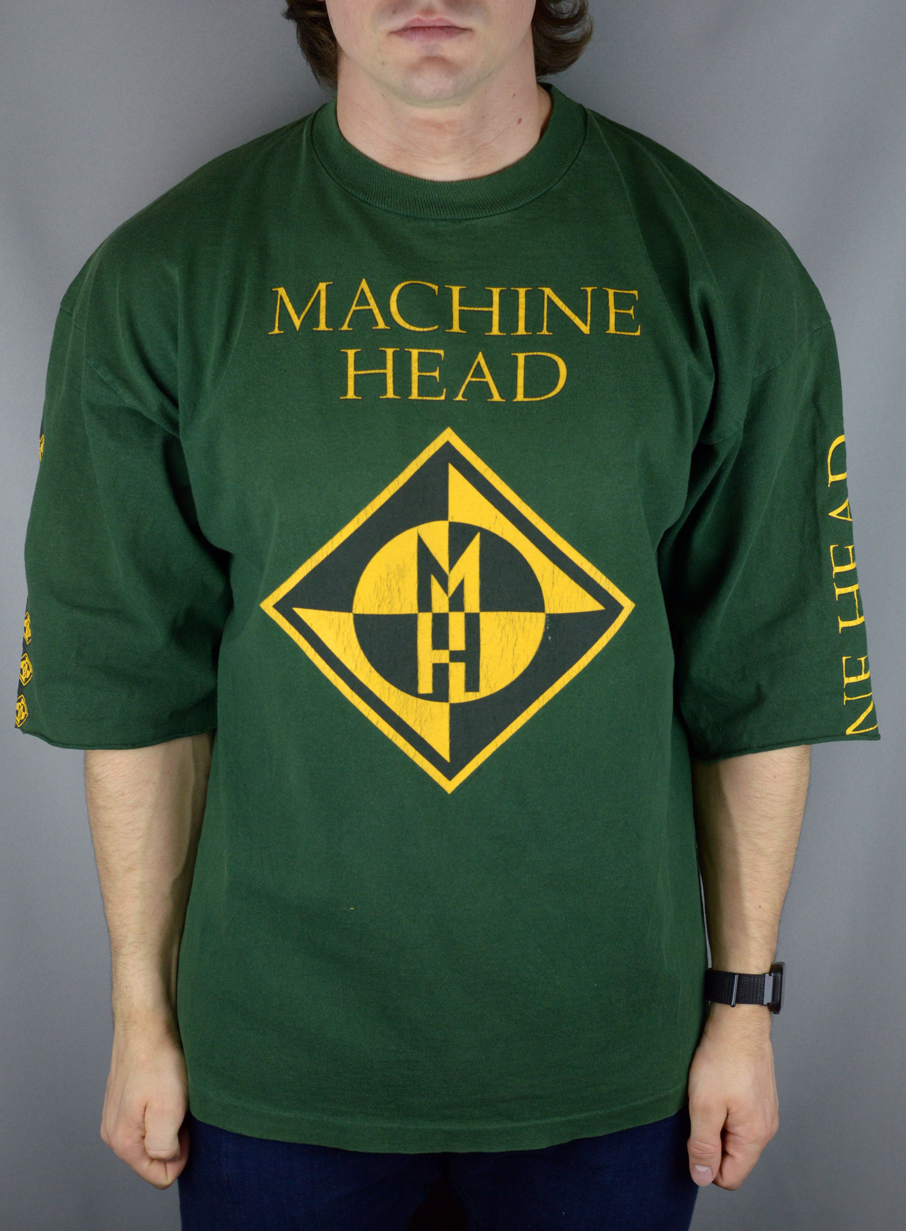 Vintage Vintage Machine Head Ungodly 90s t shirt Size US XL / EU 56 / 4 - 1 Thumbnail