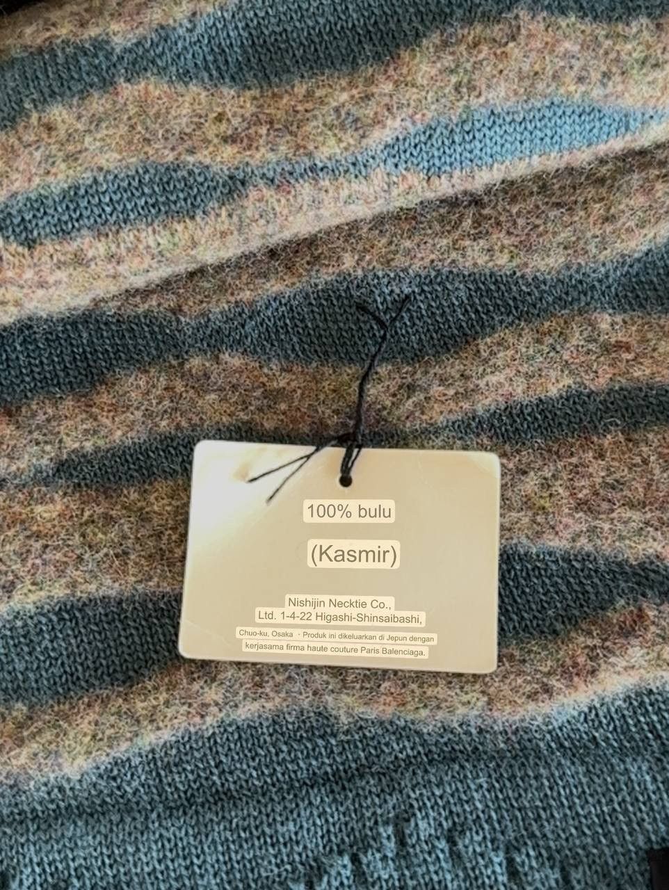 Balenciaga Balenciaga Cashmere Scarf / Muffler Size ONE SIZE - 9 Thumbnail