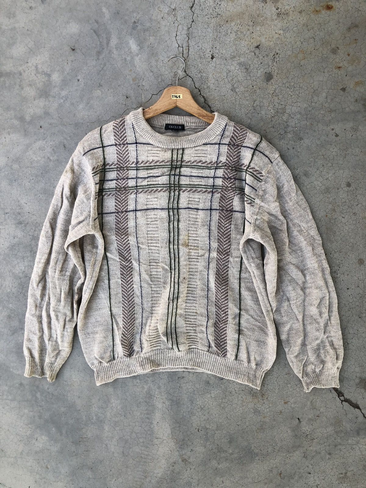 Aran Isles Knitwear 🔴Japanese Ex-Club Knitsweater Jumper/Memeri Free style Size US L / EU 52-54 / 3 - 1 Thumbnail
