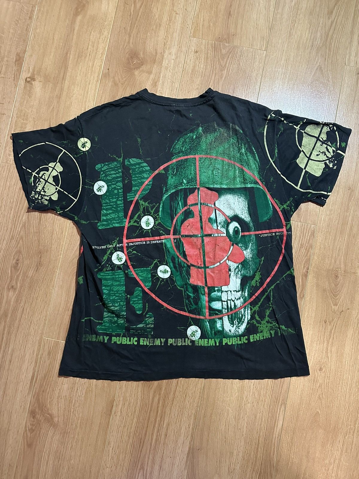 Vintage Vintage 1992 Public Enemy T SHIRT Size US M / EU 48-50 / 2 - 2 Thumbnail