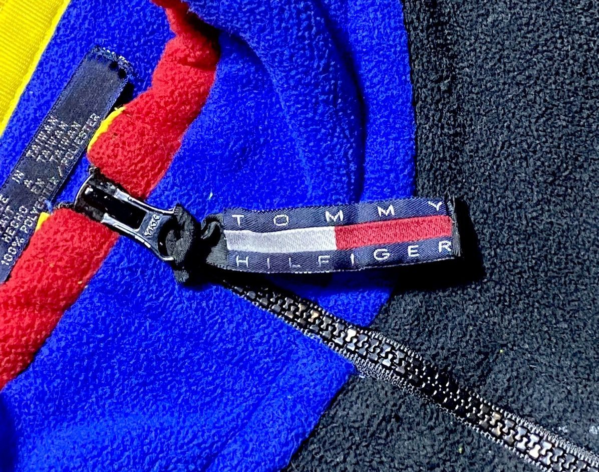 Tommy Hilfiger × Vintage Vintage 90’s Tommy Hilfiger Fleece Pullover sz 2XL Size US XXL / EU 58 / 5 - 5 Thumbnail