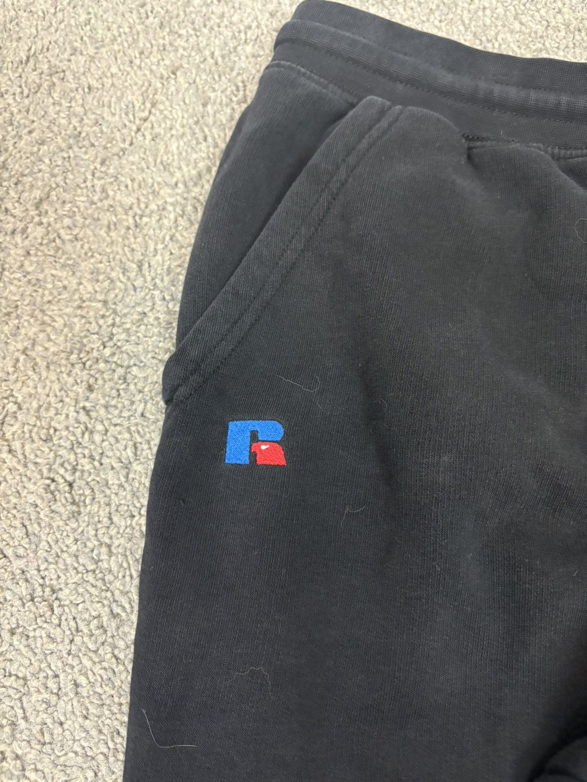 Russell Athletic Y2k black russell athletic jogger sweatpants Size US 30 / EU 46 - 4 Thumbnail